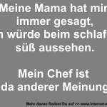 Meine Mama und mein Chef