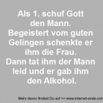 Gott und der Alkohol