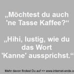 Tasse und Kanne Kaffee