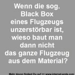 Flugzeug aus unzerstörbarem Material