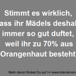 Mädels und Orangenhaut