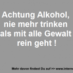 Angemessener Verzehr von Alkohol