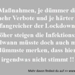 Lockdown und die Infektionszahlen