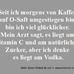 Vitamin C mit Vodka und O-Saft